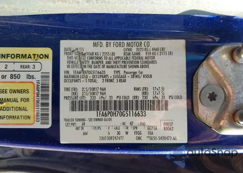 2016 Ford Fusion Se from USA, damaged, VIN 1FA6P0H70G5116633